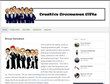 Tablet Screenshot of creativegroomsmengifts.com